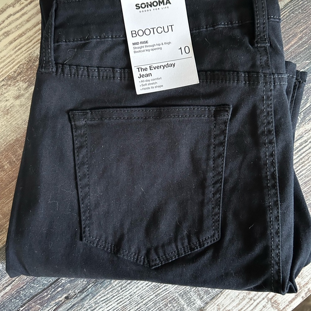 Sonoma Black Bootcut Jeans